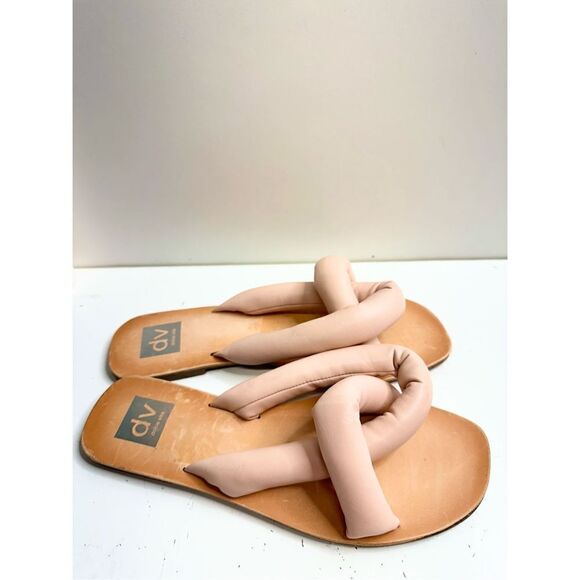 DV Dolce Vita Sandals Womens Size 9 Pink Janae Slip On Flats - Picture 7 of 10
